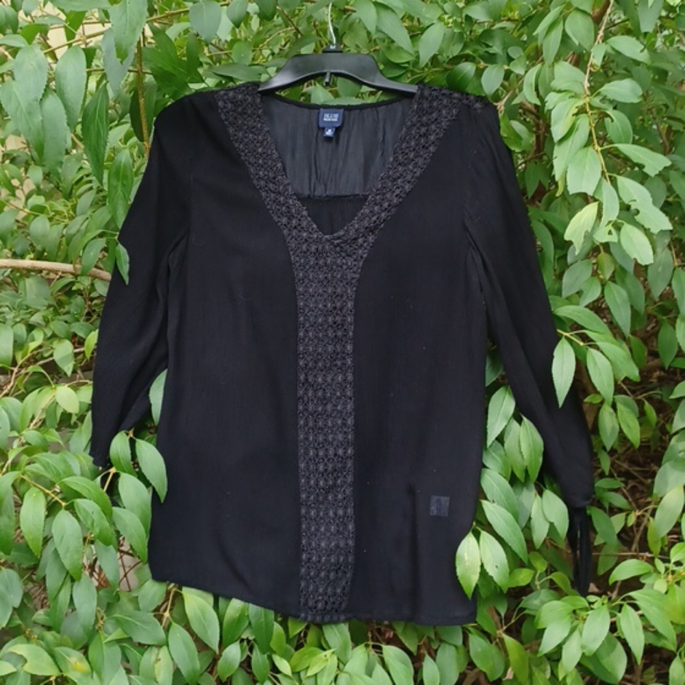 Blue Saks Fifth Avenue top.